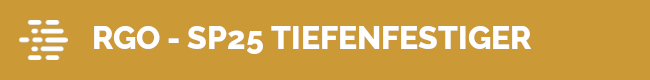 RGO - SP25 TIEFENFESTIGER